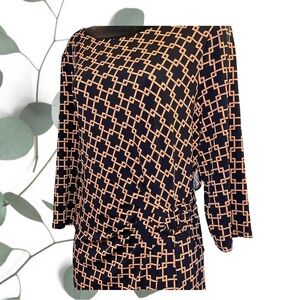 Liz Claiborne Geometric Print Dress - size XL